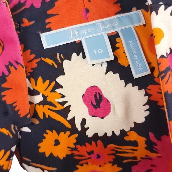 Draper James Floral Fit and Flare Summer Mini Dress - Picture 11 of 16